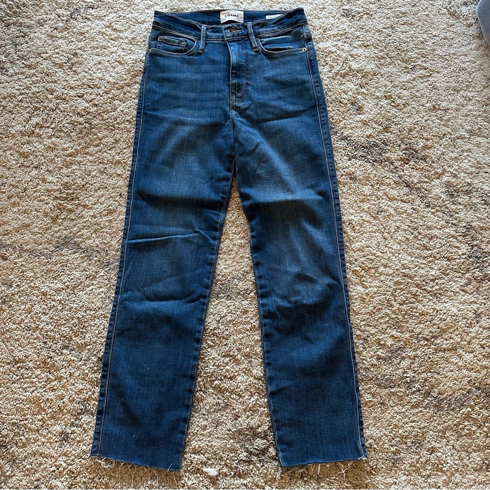 Frame Le Sylvie Slender Straight Jeans